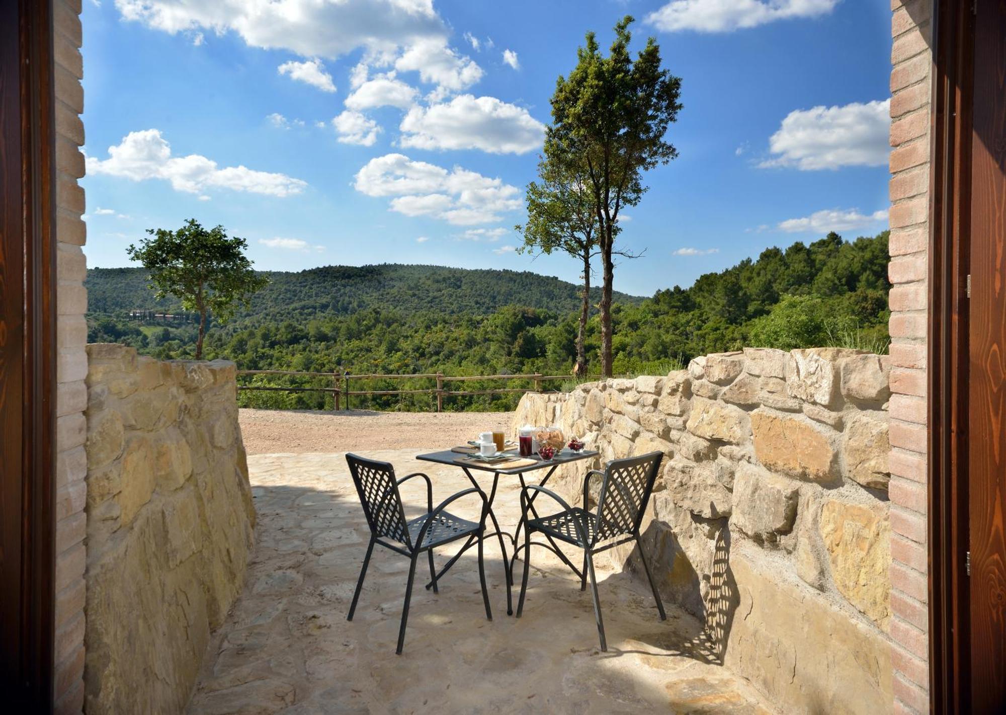 Tenuta Di Forte Sorgnano Gualdo Cattaneo Zimmer foto
